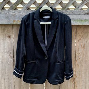 Black Jersey Blazer - Size Medium